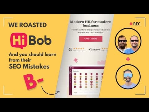 Learn From Our HiBob SEO Roast