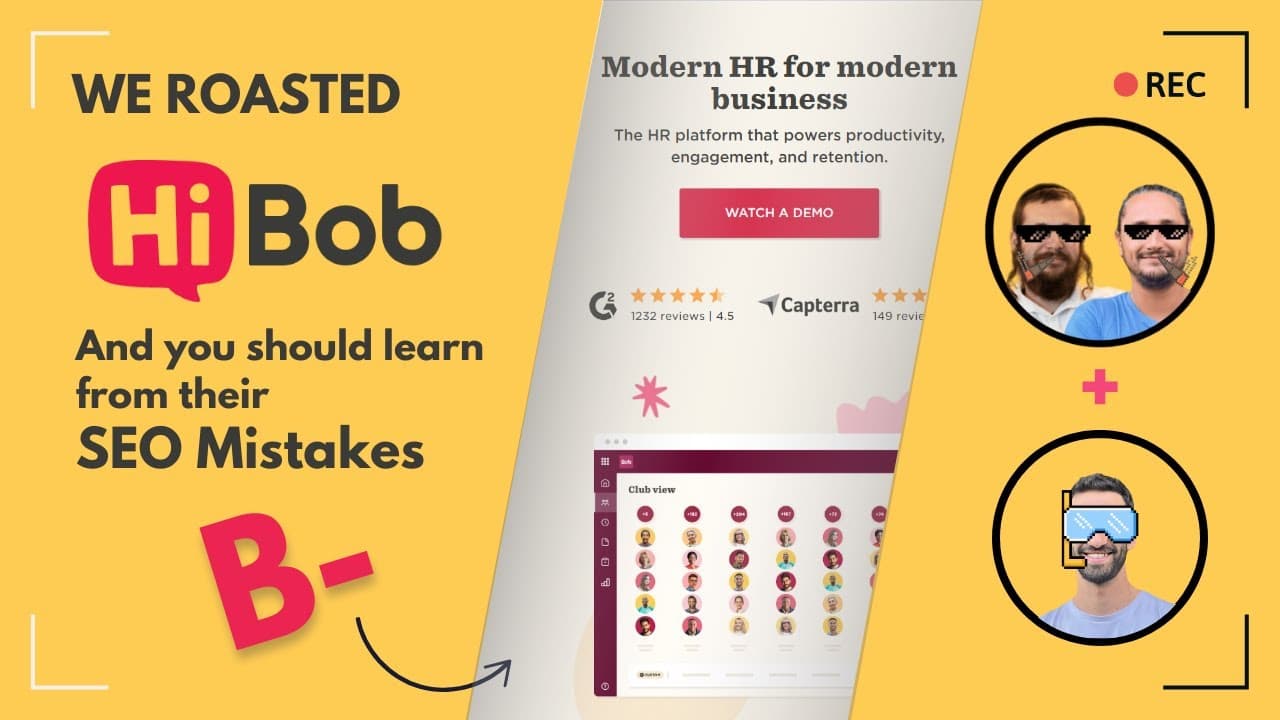 Learn From Our HiBob SEO Roast