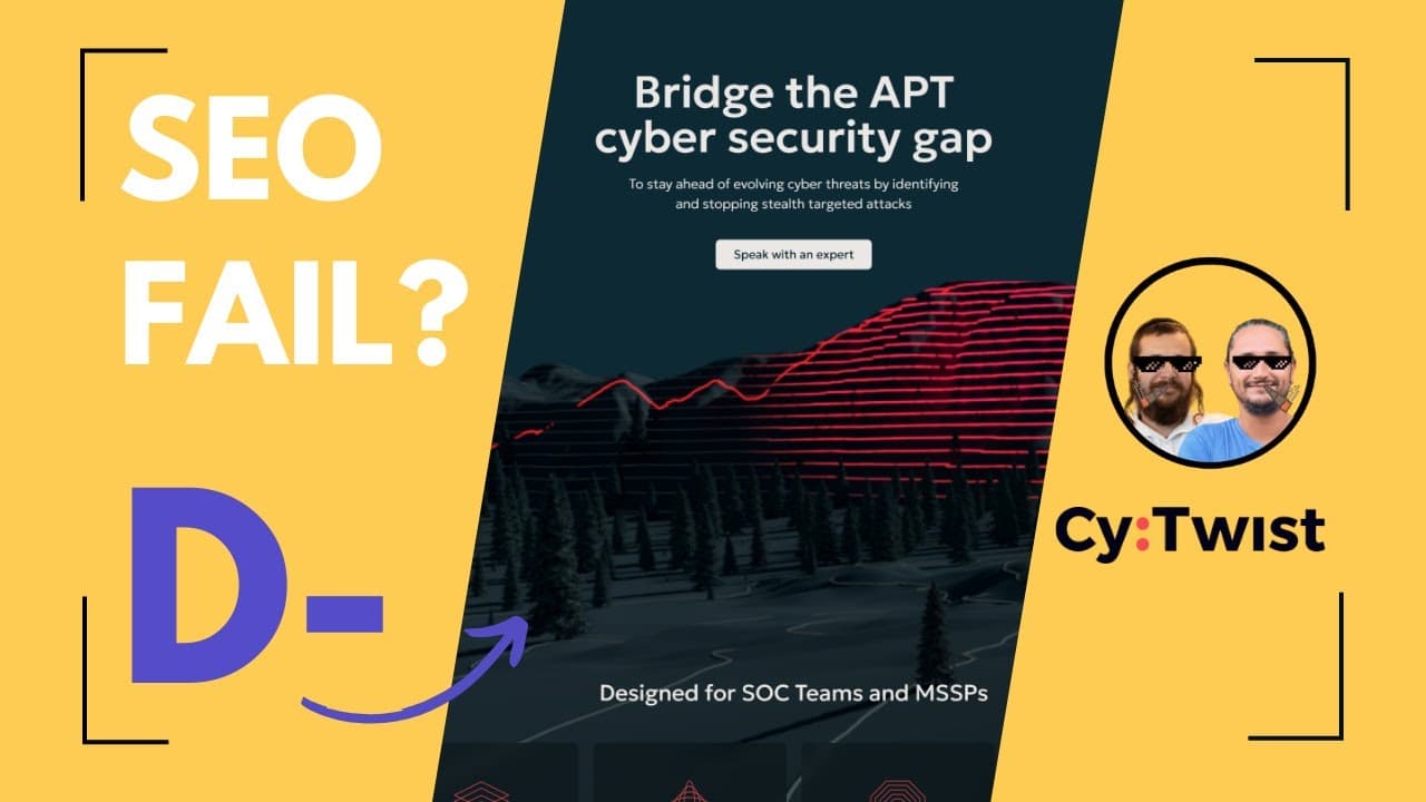 We Roasted a Cybersecurity Website. It Was a Mess