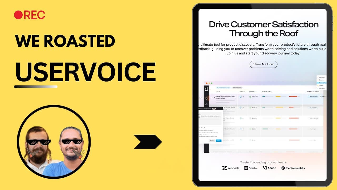 We Roasted UserVoice: Here Is What Could Be Better