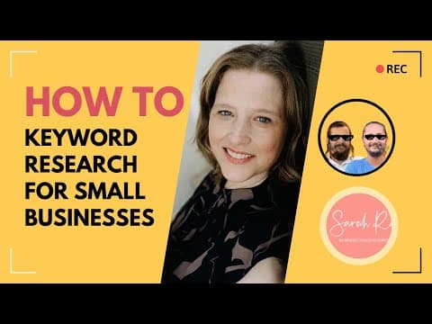 Keyword Research for Small Businesses: Roasting Sarah Raanan